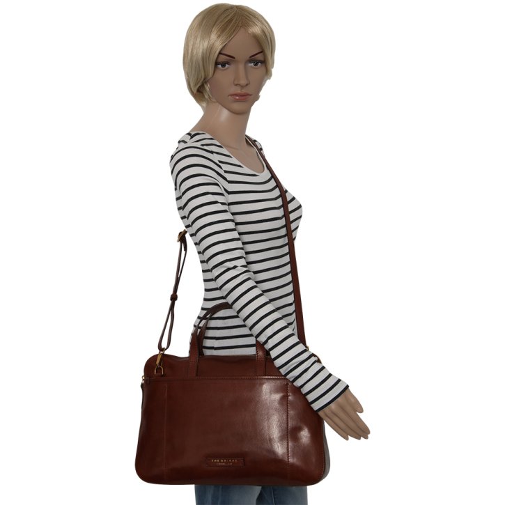 the bridge Damentasche Rindleder braun