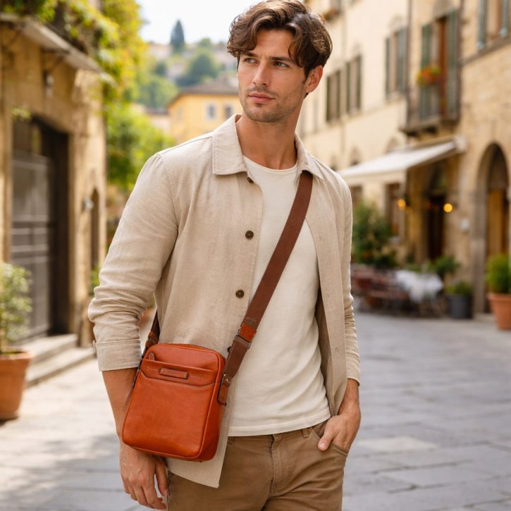 the bridge Kleine Shoulder Bag cognac