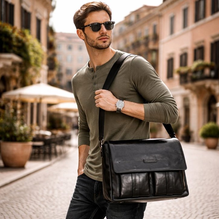 the bridge Messenger schwarz