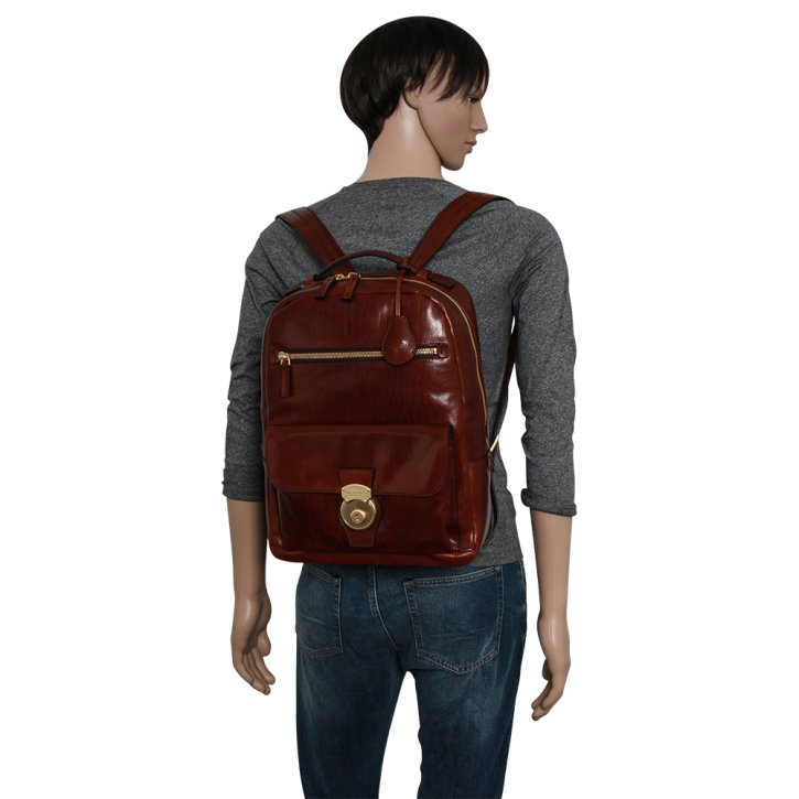 the bridge Rucksack braun
