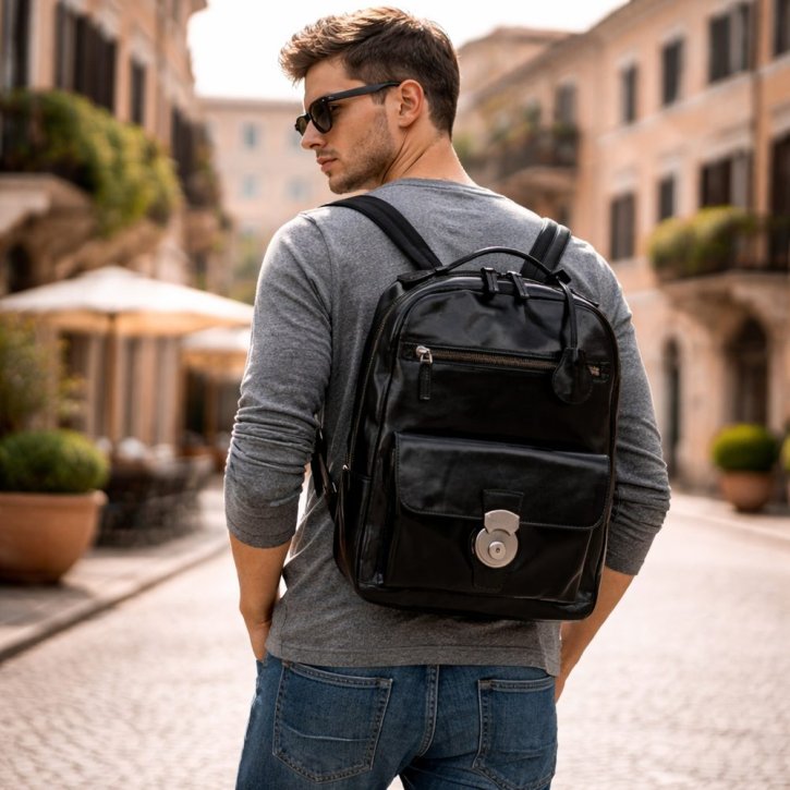 the bridge Rucksack black