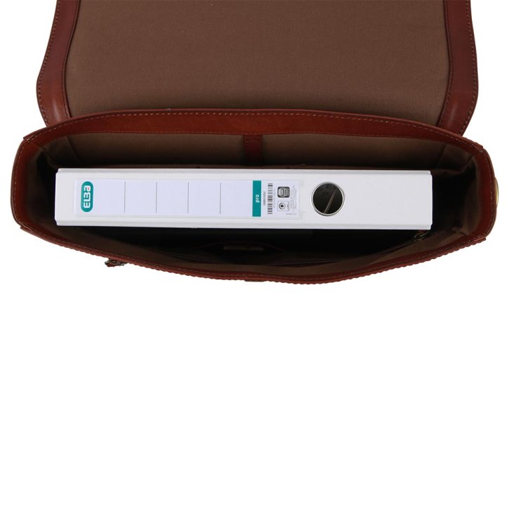 the bridge Aktenmappe Feinleder braun