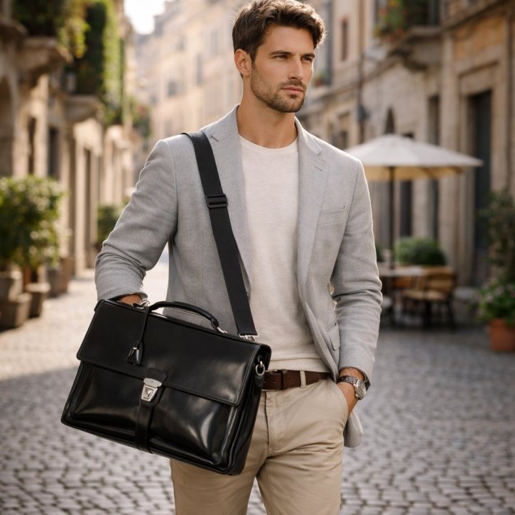 the bridge Laptoptasche schwarz