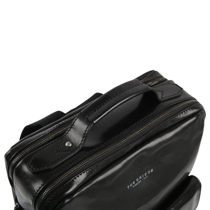 the bridge Laptoprucksack schwarz