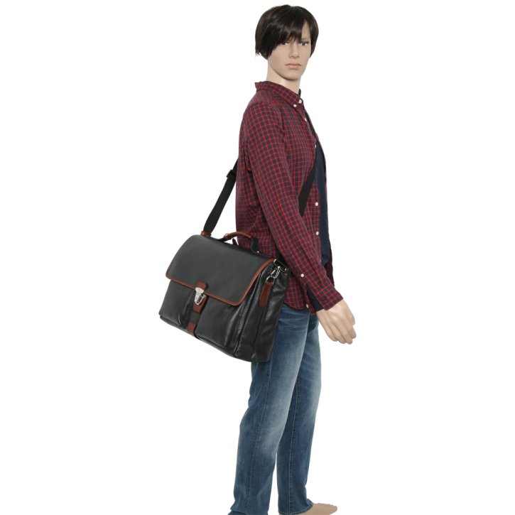 the bridge Aktentasche schwarz