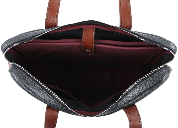 the bridge Laptopmappe nero/marrone