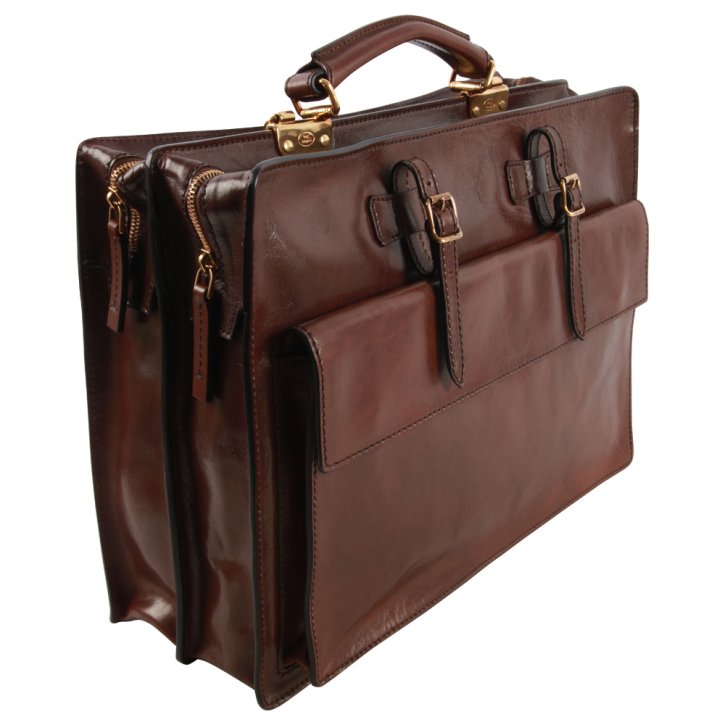 the bridge Aktenmappe braun