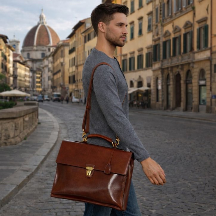 the bridge Aktentasche braun