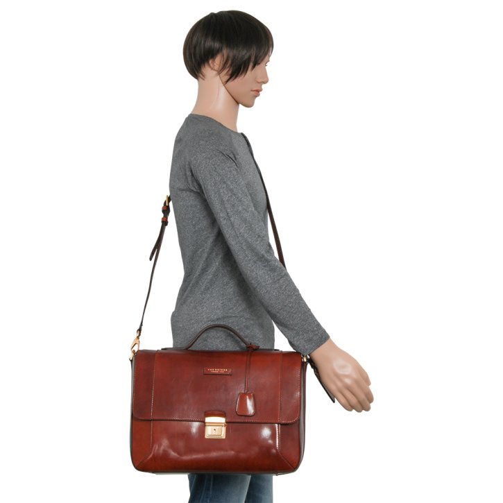 the bridge Aktentasche marrone