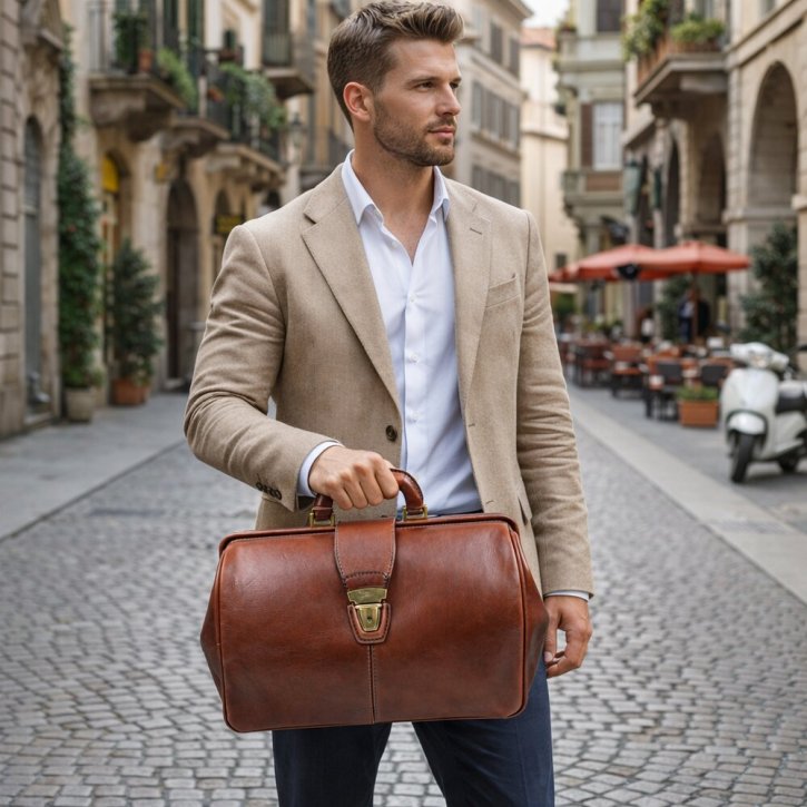 the bridge Bügelaktentasche braun