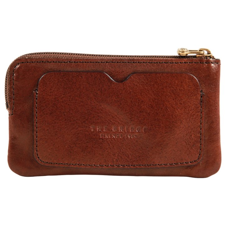 the bridge Schlüsseletui Rindleder braun