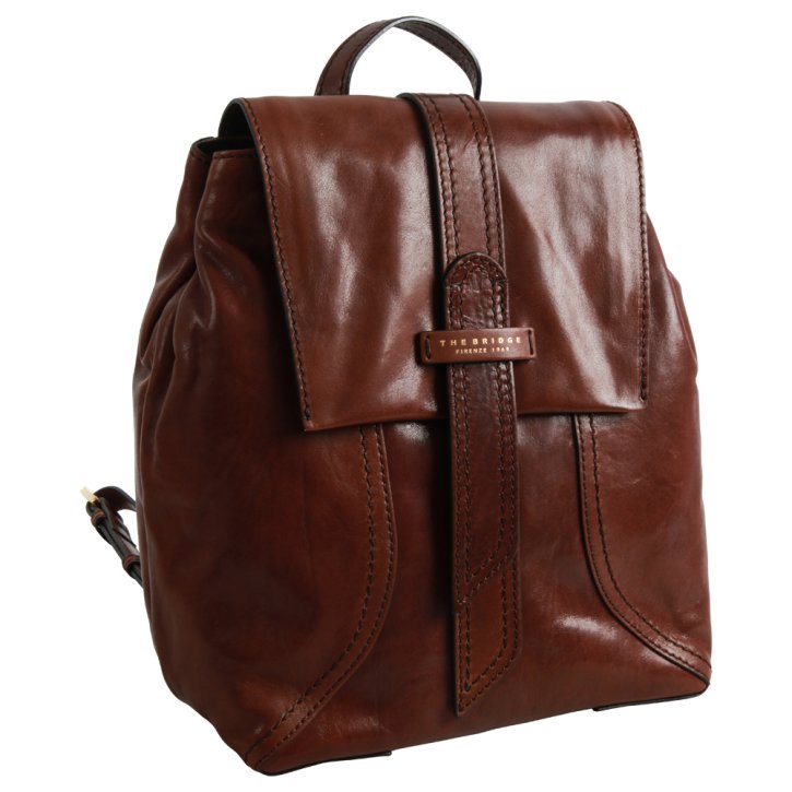 the bridge Rucksack braun Feinleder