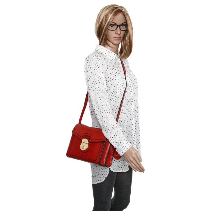 the bridge Handtasche rot