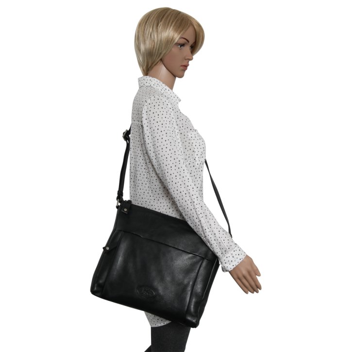 the bridge Schultertasche schwarz