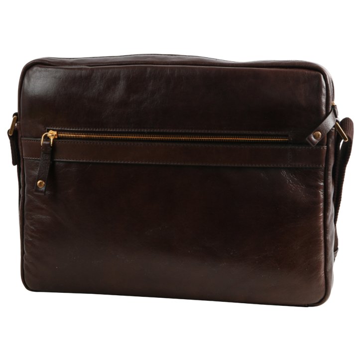the bridge Messenger Bag mit Laptopfach testa di moro
