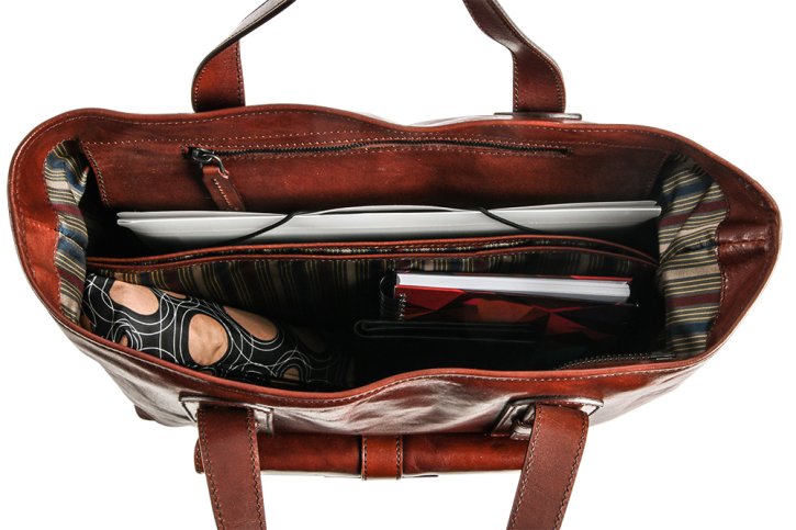 the bridge Businessbag braun
