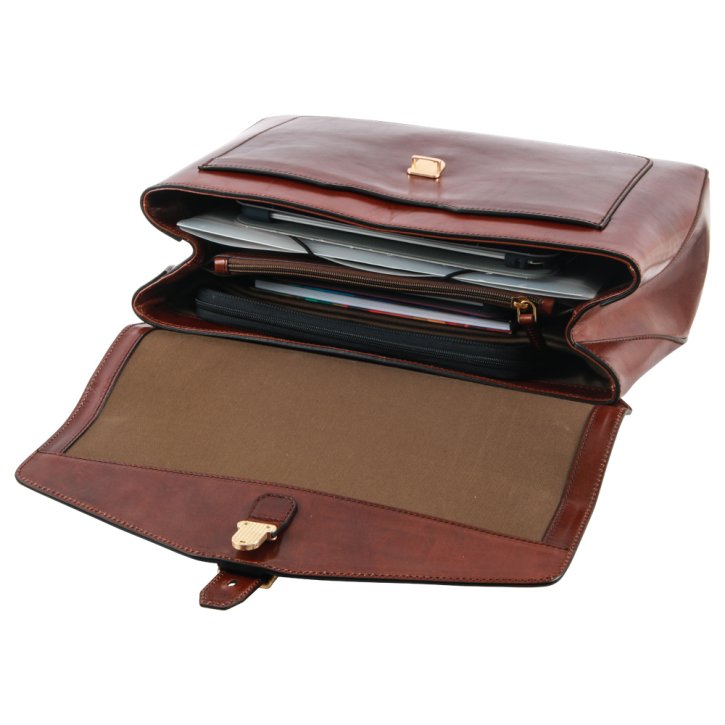 the bridge Laptoptasche braun