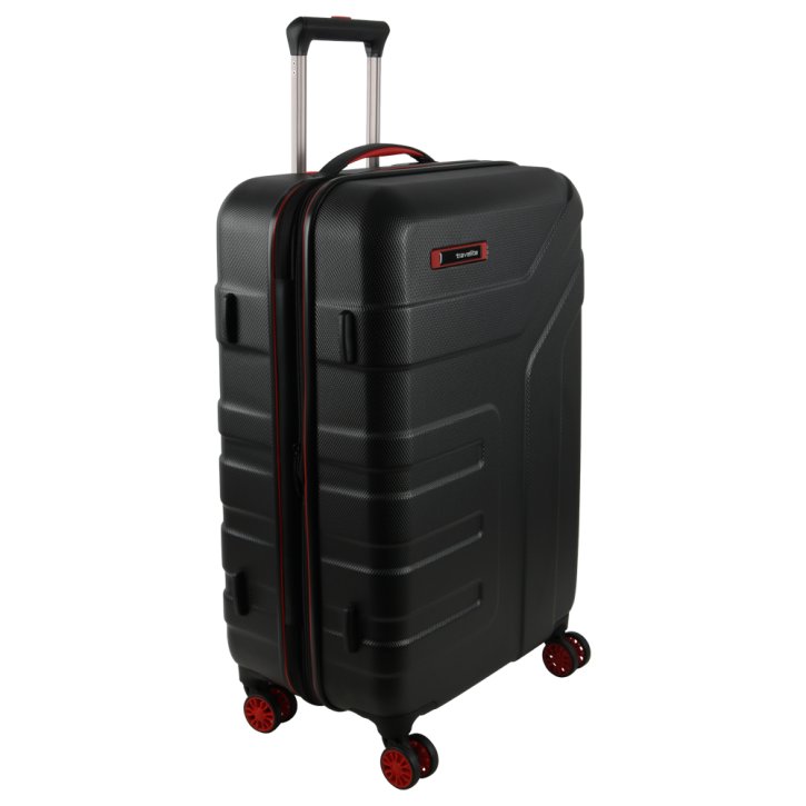 Travelite Vector 4w M Trolley schwarz