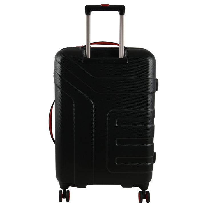 Travelite Vector 4w M Trolley schwarz
