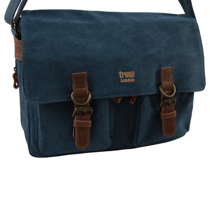 Messengerbag Canvas blue