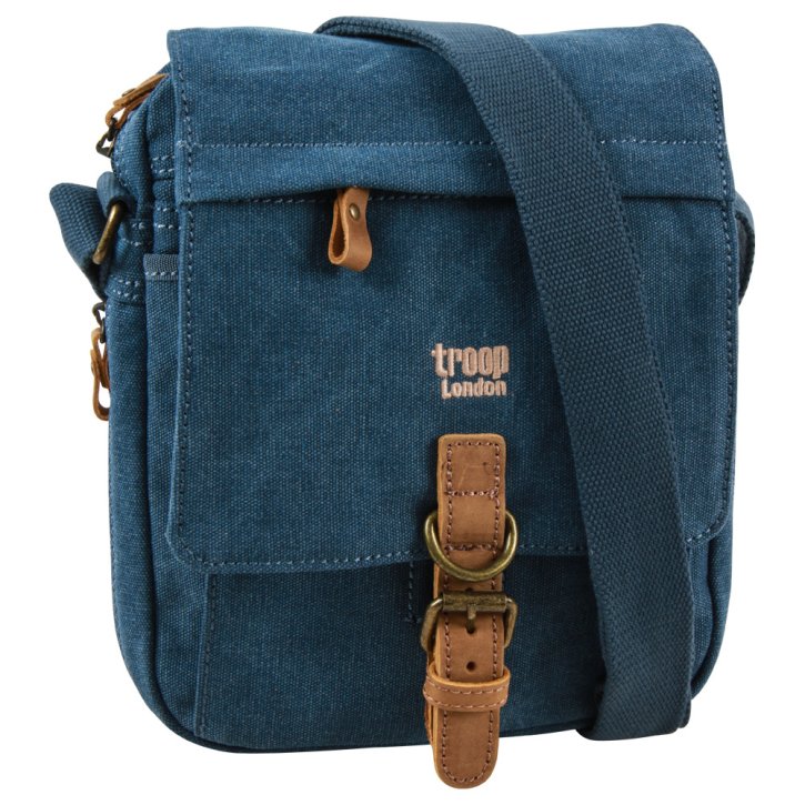 Troop London Across Body Bag Canvas blue