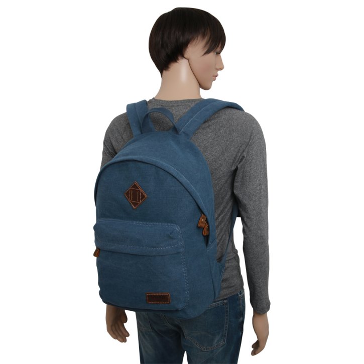 Troop London Backpack Canvas blue