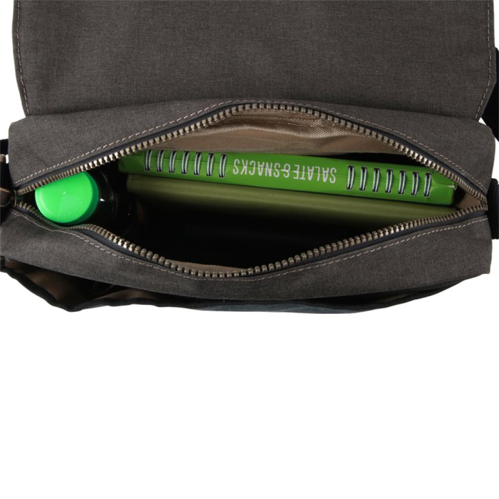 Troop London Messengerbag Laptop Canvas grey