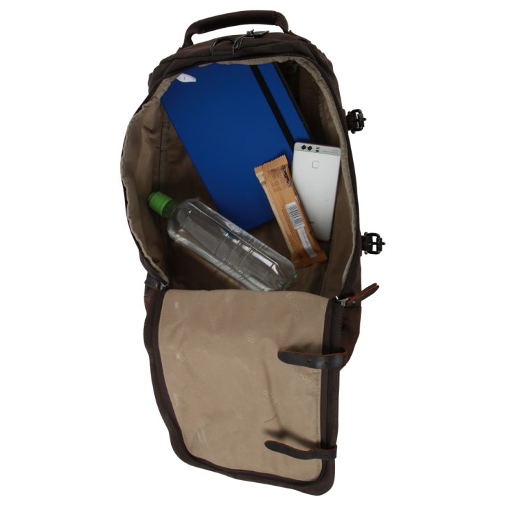 Troop London Weekender/Backpack  Canvas dark brown