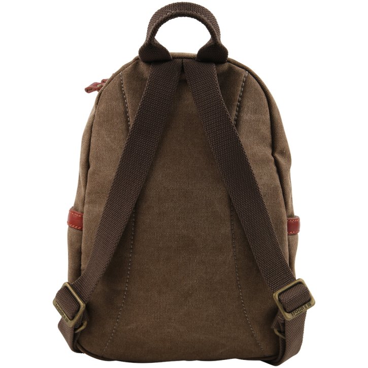 Troop London Backpack S Canvas brown