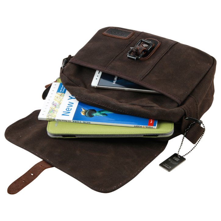 Troop London Shoulder bag dark brown