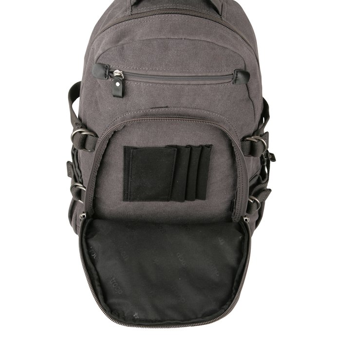 Troop London Backpack L Canvas black