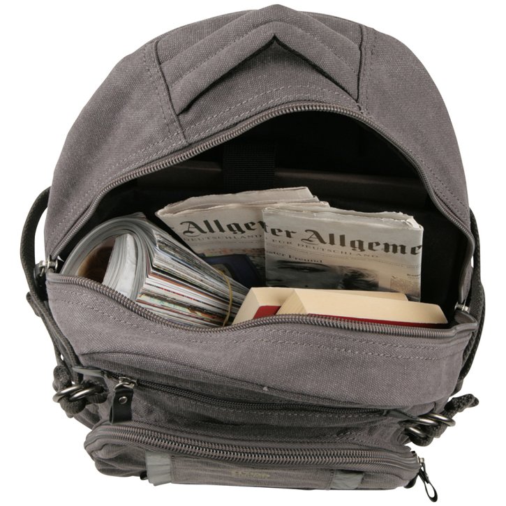 Troop London Backpack L Canvas black