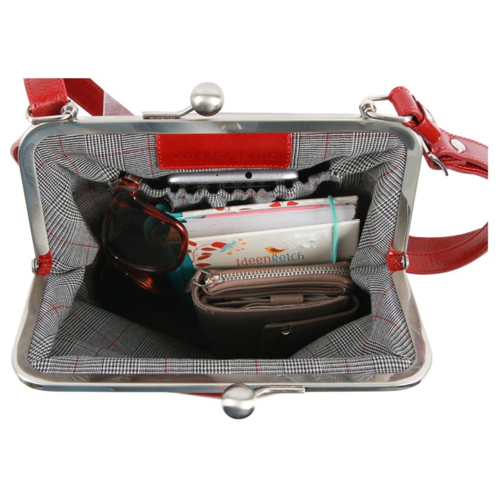 VOLKER LANG LOLA Handtasche vintage cardinal