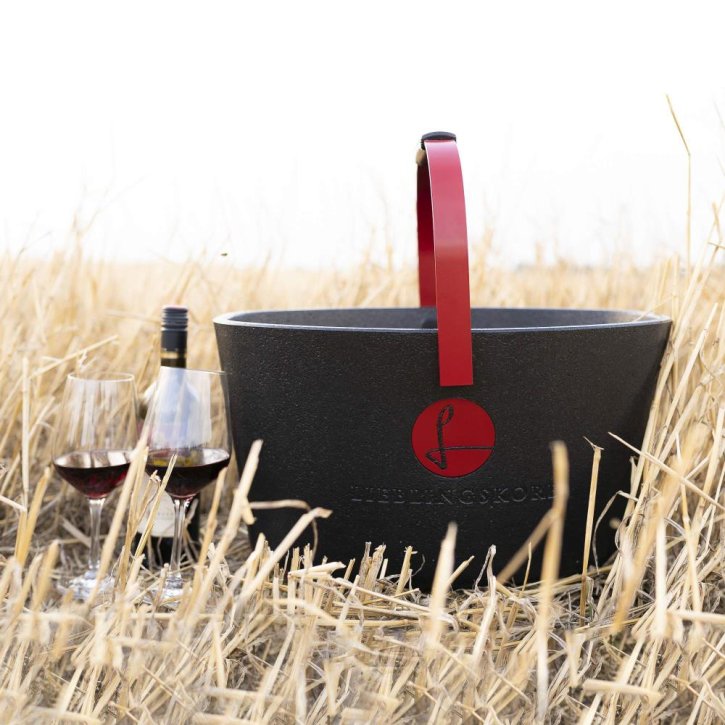 LIEBLINGSKORB Lieblingskorb plus silver grey/türkis