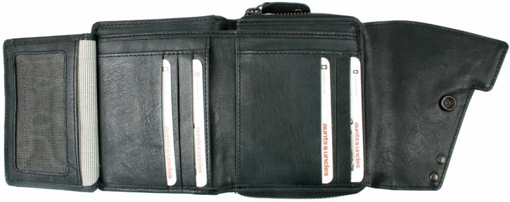 Aunts & Uncles LOTTA Damenbörse black smoke