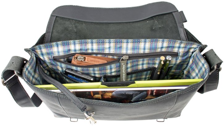  BUDDY Umhängetasche coal black