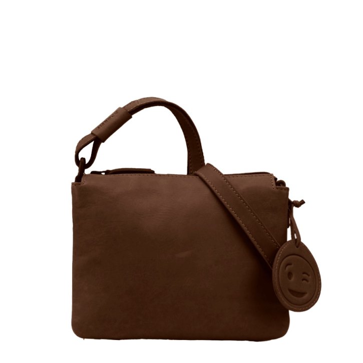 Saccoo Tre Schultertasche chestnut
