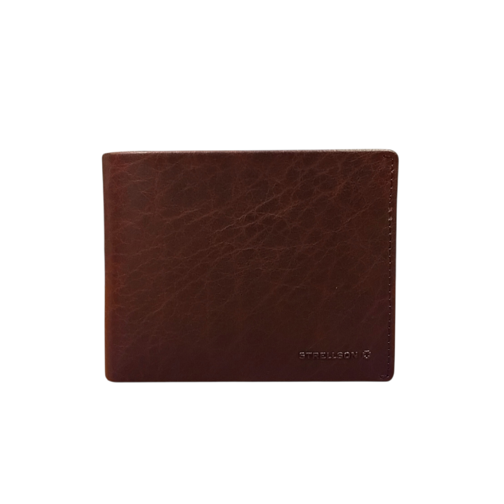 Strellson HATTON CROSS Corbin billfold mh7 darkbrown