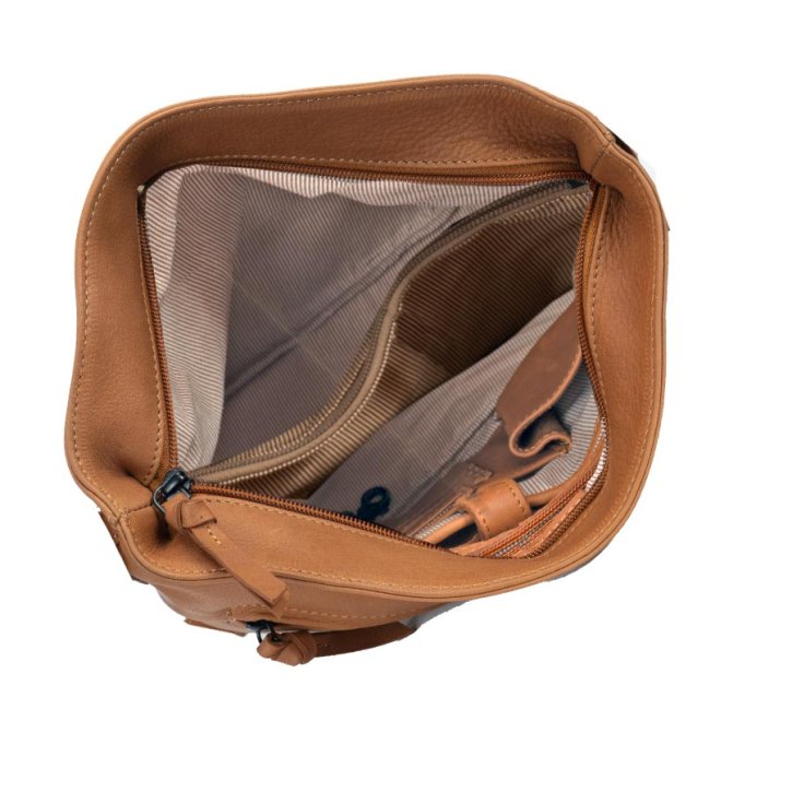 Saccoo Grenada M Umhängetasche cognac