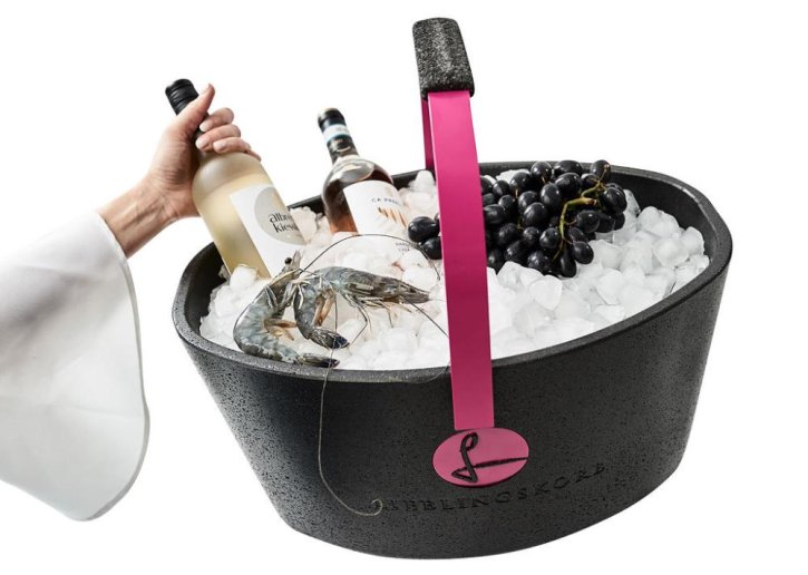 LIEBLINGSKORB LIEBLINGSKORB basic deep black/pastellrosa