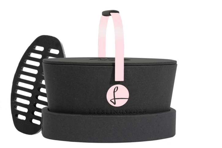 LIEBLINGSKORB LIEBLINGSKORB basic deep black/pastellrosa