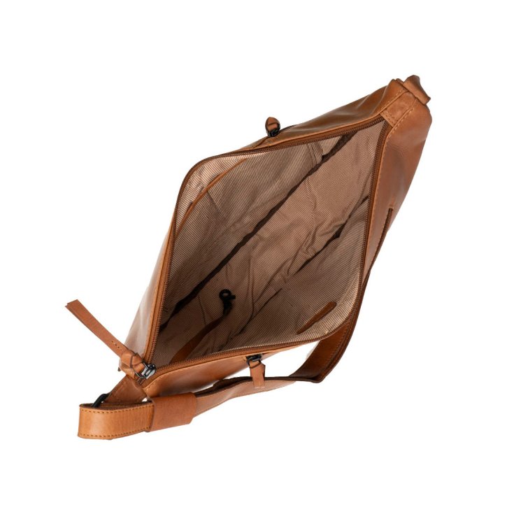 Saccoo MOON Cross Bag cognac