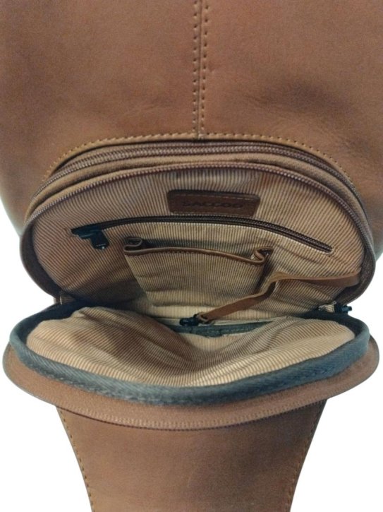 Saccoo BAMBA crossbody bag chestnut