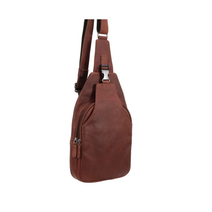 Saccoo BAMBA crossbody bag chestnut