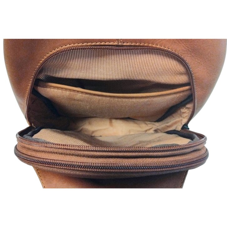 Saccoo BAMBA crossbody bag cognac