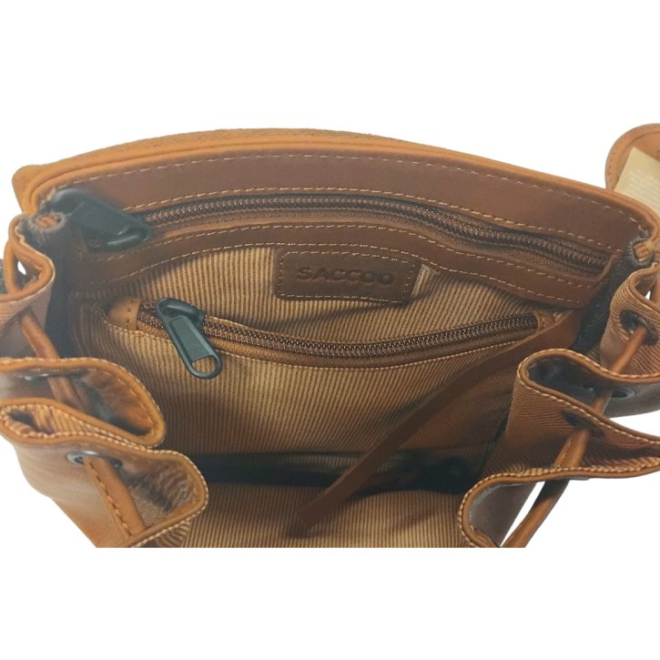 Saccoo COCRO Handtasche cognac