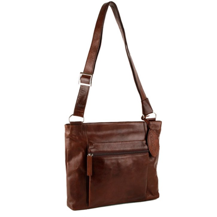 Saccoo Berjemo Schultertasche choco