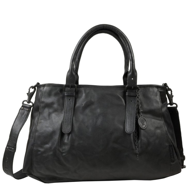 Aunts & Uncles MRS. SHORTBREAD Henkeltasche black smoke