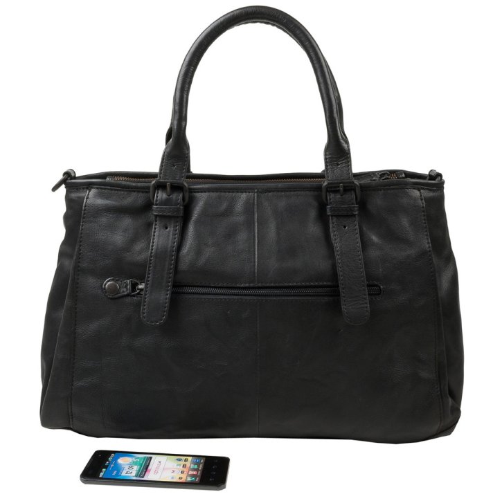 Aunts & Uncles MRS. SHORTBREAD Henkeltasche black smoke