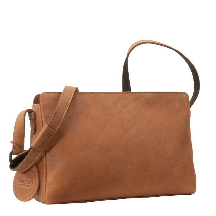 Saccoo Arica Schultertasche cognac